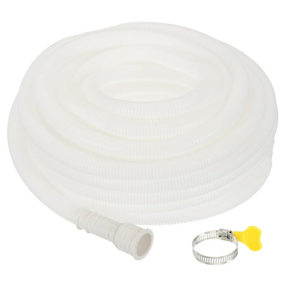 Uxcell 49.2ft Air Conditioner Drain Kit, Universal AC Drain Hose with Clamp for Mini-Split Window AC Unit