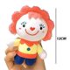 thumbnail image 2 of Soft Circus Clown Stuffed Doll School Bag Accessories Pendant Child D, 2 of 3