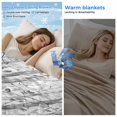 thumbnail image 2 of Grey Forest Cooling Blanket, Lightweight Breathable Summer Throw Blanket with Double Sided Cold Effect, Modern Oil Painting Art Picnic Beach Blankets Bed Sheet for Hot Sleepers 50"x60", 2 of 8