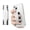 White, variant on SURITCH Phone Grip Strap Finger Loop Holder for Back of Phone, 2-in-1 Soft Silicone Gripper Kickstand for iPhone Samsung and Most Cell Phone Cases, Short, Black