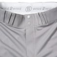 thumbnail image 5 of Wire2wire Youth Tournament Piped Knicker Baseball Pant White/Scarlet S, 5 of 5