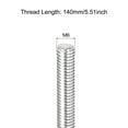 thumbnail image 2 of 20Pack Fully Threaded Rod M6 x 140mm 1mm Thread Pitch 304 Stainless Steel Right Hand Threaded Rods Bar Studs, 2 of 6