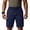 Navy, variant on Fgvctg Men's Cargo Shorts Elastic Waistband Casual Summer Beach Cargo Short Stretch Waist Waistband Trendy Relaxed Fit Shorts Drawstring Workout Plus Size Pants with Pockets,Dark Gray,XL