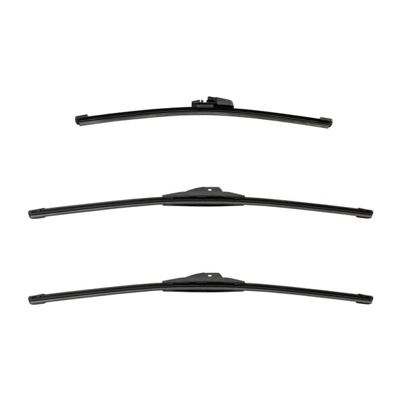 Geelife Tech & Exact Fit Windshield Wiper Blade Front & Rear 3pc Set