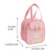 thumbnail image 3 of Bolsa de almuerzo aislante de gran capacidad Bunny con papel de aluminio engrosado - Aislamiento térmico para alimentos y bebidas - Portátil con asa - 1 forro de poliéster de nylon - Fácil de limpiar, 3 of 3