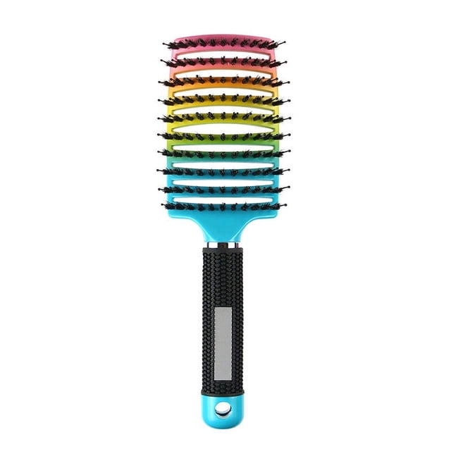 Cepillo de pelo para mujeres, hombres y niños - No tira del cabello - Cepillos alisadores para cabello liso, rizado y mojado