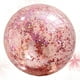 thumbnail image 4 of Pelota de juguete redonda transparente para exterior e interior con purpurina dorada, con lentejuelas y bomba (oro rosa), 4 of 7