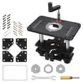 thumbnail image 4 of Router Lift for 65mm/69mm Wood Router for Router Table Set Up Lift with Router Plate Precision Woodworking, 4 of 8