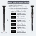thumbnail image 5 of ZOOM Suspension Seatpost Shock Absorber Damper Rubber Seatpost 25.4mm 28.6mm 30.0mm 30.4mm 30.9 mm 31.6mm x350MM, 5 of 8