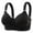Black Bras for Women, variant on SMihono Trendy Daisy Bras for Women Front Closure No Underwire Wireless Bras Full Support Bra Comfortable Wire Free Breathable Bras Beige 14