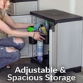 thumbnail image 4 of 25.5" H Resin Garage Storage Cabinet with Adjustable Shelf – Freestanding Utility Cabinet for Laundr, 4 of 6