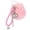 Pink, variant on SPRING PARK Women Hollow Ball Pompom Keychain Keyring Car Key Ring Chain Charm Bag Pendant Decor