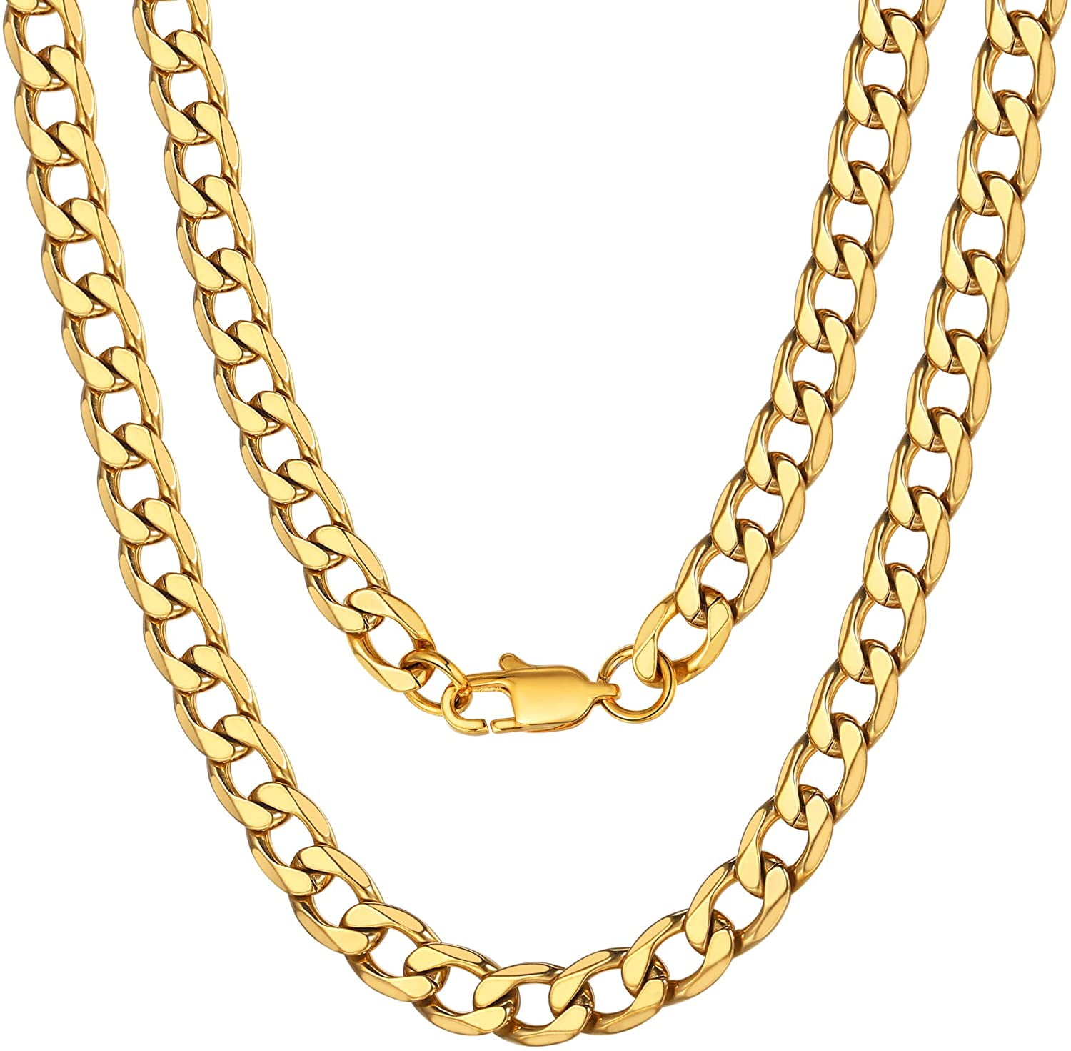 ChainsPro Mens Sturdy Cuban Chain 