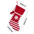 thumbnail image 3 of Xihbxyly Juego de Medias Navideñas, Medias de Papá Noel a Rayas, Colgante para Árbol Festivo, Decoración Navideña, Acogedor Detalle para Chimenea, Perfecto para Árbol de Navidad, Tamaño Grande 50 X 2, 3 of 5