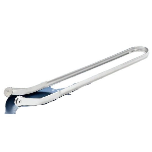 Pinzas giratorias para salchichas BBQ para cocinar, pinzas giratorias para salchichas BBQ, pinzas para parrilla de salchichas BBQ, Metal de acero inoxidable