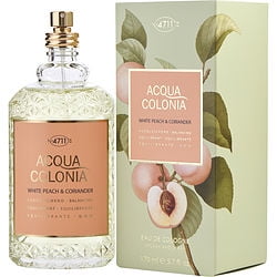 ( PACK 6) 4711 ACQUA COLONIA WHITE PEACH & CORIANDER EAU DE COLOGNE SPRAY 5.7 OZ By 4711