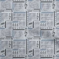 thumbnail image 1 of oneOone Cotton Flex Medium Blue Fabric Text Craft Projects Decor Fabric Printed By The Yard 40 Inch Wide, 1 of 5