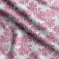 thumbnail image 1 of Soimoi Leaves Print,Cotton Cambric, Quilting Fabric Sold by The Yard 42 Inch Wide, Medium Weight Cotton Fabric, SewingSupplies,Rose Pink, 1 of 5