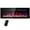 Black 835, variant on Distressed White Fireplace Mantel Surround, 44.75 W x 40 H Freestanding Electric Fireplace Stove Mantel, Fir Wood Fireplace Surround for Living Room and Holiday Decor