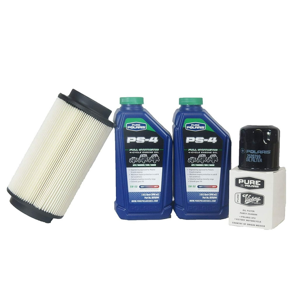 20012013 sportsman 500 ho genuine polaris oil change and air filter