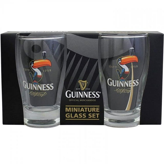 Guinness 827027 Guinness Toucan Shot Glass, Pack of 2