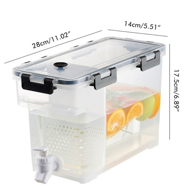 Dispensador de bebidas con espiga, Dispensador de jugo de bebida de plástico de 3,5 L Dispensador de bebida de plástico Durabilidad mejorada