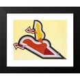 thumbnail image 2 of Joseph Schillinger 24x19 Black Modern Framed Museum Art Print Titled - Study in Rhythm, Red and Gold (ca. 1934), 2 of 5
