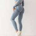 thumbnail image 1 of Mallas deportivas sin costuras para mujer, mallas elásticas de cintura alta para Yoga, gimnasio, trotar, secado rápido, Push Up, pantalones ajustados para mujer, 1 of 5