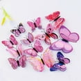 thumbnail image 1 of Bgsha 3D Sticker Mural 12pcs Papillon PVC pour la Chambre des Enfants Couleurs en Option, 1 of 9