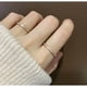 thumbnail image 3 of Anillo De Mujer De Moda Accesorios Delicado Oro Rosa De 18 Quilates, 3 of 4