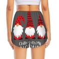 thumbnail image 3 of Picia Chillin with My Gonme Pattern Women's 2 in 1 Athletic Running Shorts High Waisted Workout Casual Gym Sweat Shorts with Comfy Liner Zipper Pockets-Large, 3 of 9