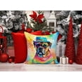thumbnail image 2 of Cane Corso Hippie Dawg Fabric Decorative Pillow 18 in x 18 in, 2 of 5