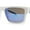 White Flag - Blue Mirror, variant on Locs Patriotic USA Flag Print Arm Flat Top Manly Sunglasses Matte Black Color Flag - Blue Mirror