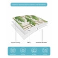 thumbnail image 4 of Twin XL Quilt Bedding Set, Summer Botanical Reversible Summer Quilt 3 Pieces, Acorn Spring Plant Leaves Ombre Lightweight Bedspreads Coverlets with 2 Pillow Shams for All Seasons, 4 of 5