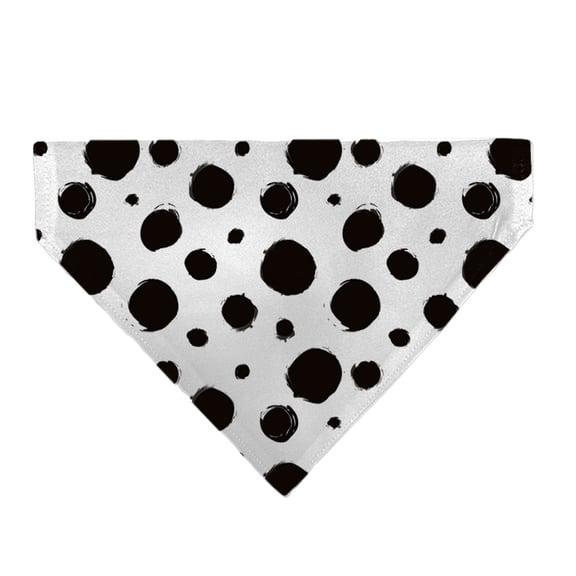 Disney Pet Bandana 101 Dalmatians Cruella Spots White Black Slip On Collar Bandana Only