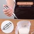 thumbnail image 2 of destyer Mini Milk Frother Electric Hand Held Egg Beater Stainless Steel Portable Kitchen Coffee Mixer, 2 of 6