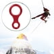 thumbnail image 4 of Octavo dispositivo de rápel Escalada 8 Descensor, flacidez Rappel Escalada en roca Descendente Equipo de aseguramiento Dispositivo de rápel para recreación al aire libre, resistente, seguro y duradero Xemadio 221353-3, 4 of 9