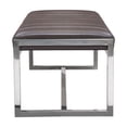 thumbnail image 3 of Diamond Sofa Bardot Large Bench Ottoman With Stainless Steel Frame BARDOTBEEG, 3 of 11