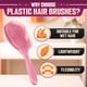 thumbnail image 3 of Set de cepillos desenredantes DIMROM rosa y violeta para cabello rizado, 3 of 9