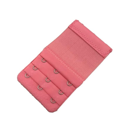 

ADVEN Extension Strap Bra Extenders 3 Rows 3 Hooks Women Accessories Multicolor Lengthened Back Replacement Intimates Underwear watermelon red