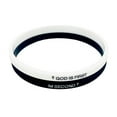 thumbnail image 3 of Motivational Rubber Bracelet - "God Is First, I Am Second", Unisex, Durable, Suitable for Daily Wear, Gifts, 3 of 5