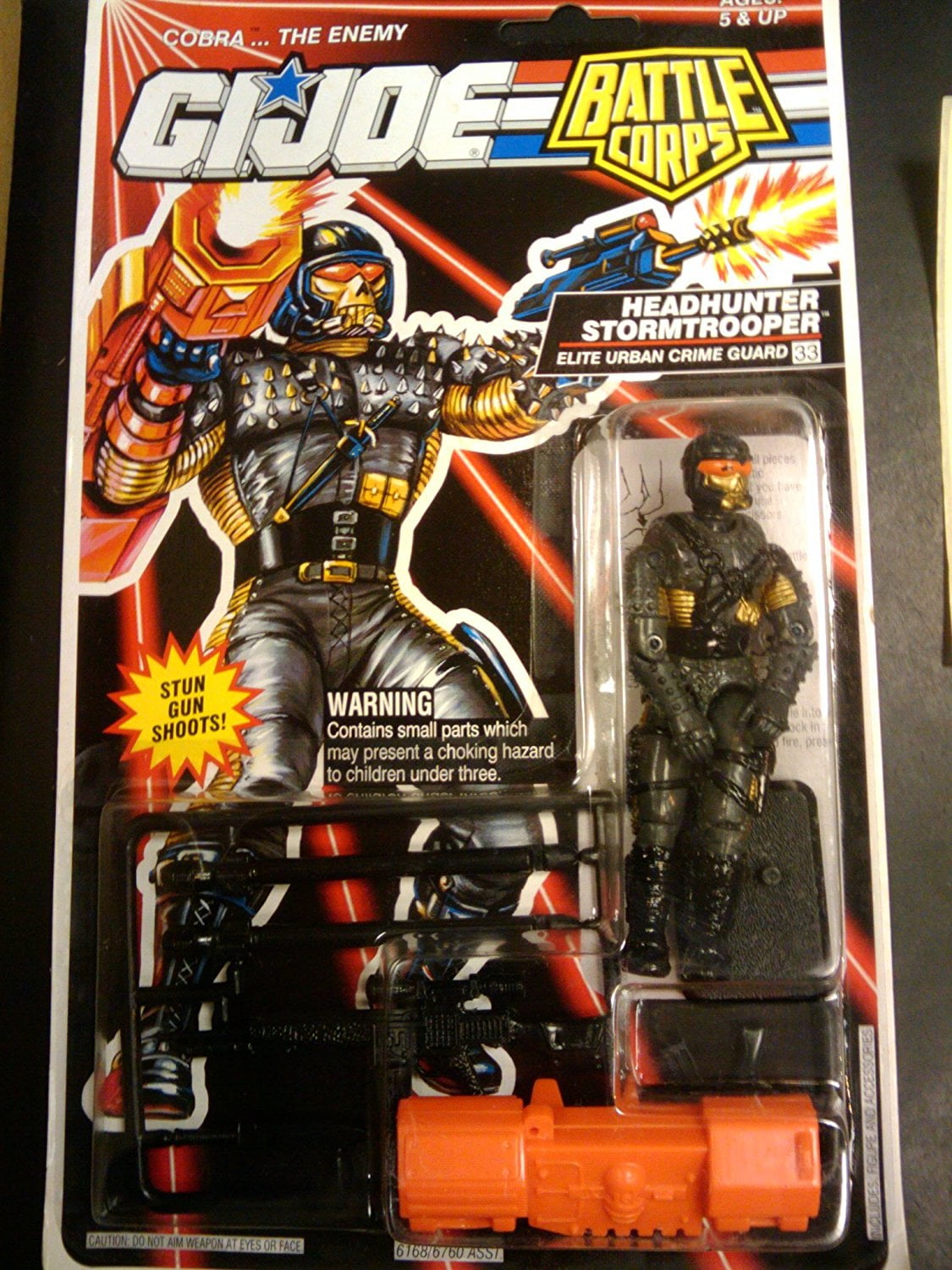 GI Joe Battle Corps: Headhunter Stormtrooper, Stun Gun Shoots By G I
