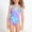 Sky Blue, variant on Tween Girl Swimsuit Cut Out 1-Piece Bathing Suits Quick Dry Summer Swimwear Tween Swimsuits for Girls 11-12 Years