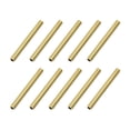 thumbnail image 1 of Tubo redondo de latón de 3 mm de diámetro exterior, 0.5 mm de grosor de pared y 30 mm de longitud, paquete de 10, 1 of 4