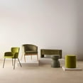 thumbnail image 3 of Bouclair Pouf en velours avec rangement, 3 of 10