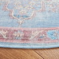 thumbnail image 4 of SAFAVIEH Serapi Skylar Oriental Area Rug, Blue/Brown, 6'7" x 6'7" Round, 4 of 9