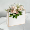 thumbnail image 2 of Unique Bargains 4 Pcs Gift Bags Solid Color Design Gift Packaging Rose Gold Tone White, 2 of 5