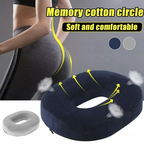 BUTORY Memory Foam Donut Pillow to Relief Your Tailbone Pain, Orthopedic Hemmoroid Pillow Cushion, Hemorrhoids, Prostate, Pregnancy, Coccyx, Sciatica