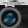 thumbnail image 4 of 7.1 Sound Effect Stereo Headphone Comfortable LED Headset With Mic For PC Laptop Videogames No.1, 4 of 8