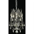 thumbnail image 2 of Elegant Lighting Rosalia 13" 3 Light Royal Crystal Chandelier, 2 of 2